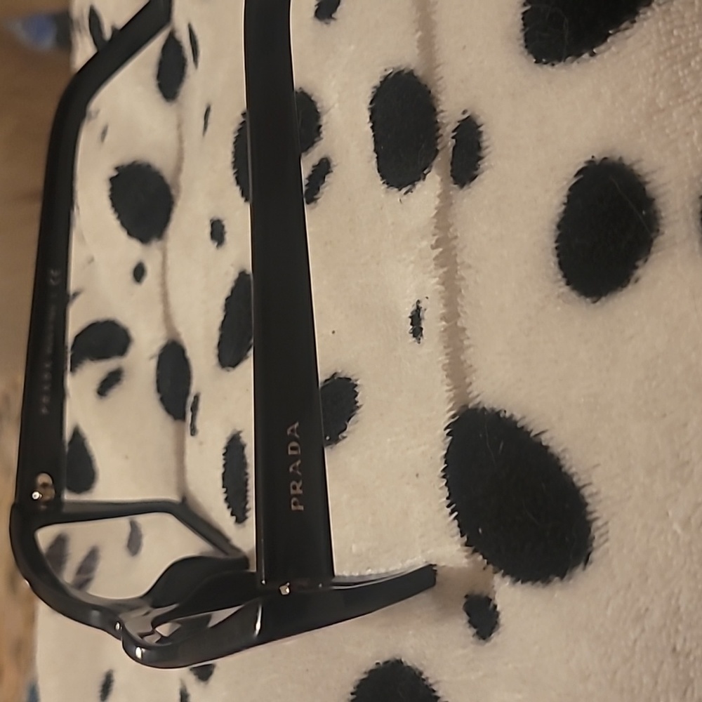 Prada Black Rx-Able Black Frames With Case No Clo… - image 2
